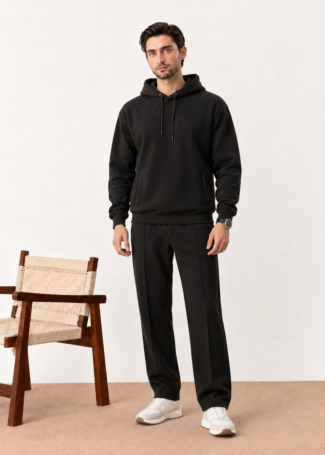 Black Fleece Hoodie