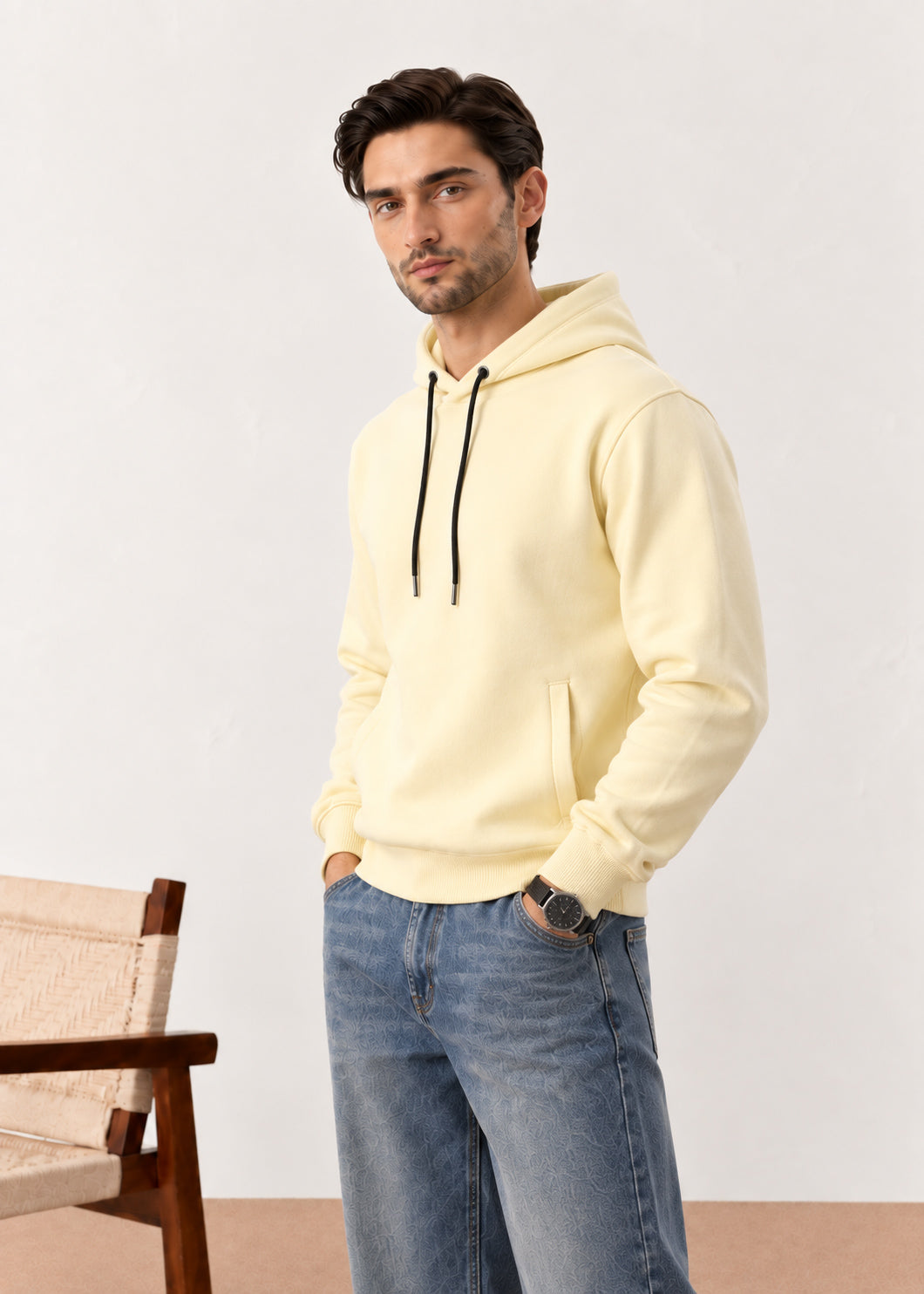 Lime Interlock Hoodie