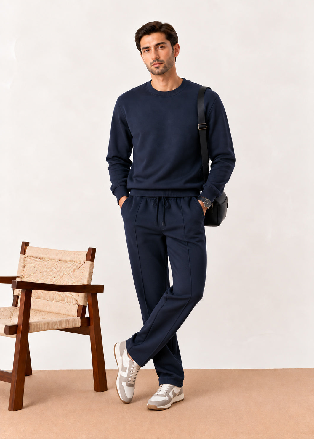 Deep Navy Fleece Co-ord Set