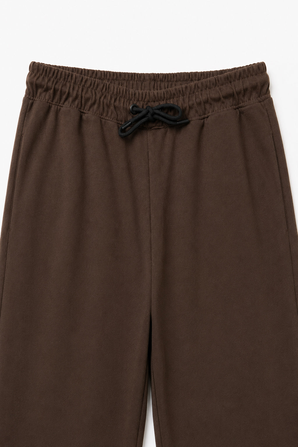 Chocolate Brown Jersey Straight Fit Trouser  - Men - Men