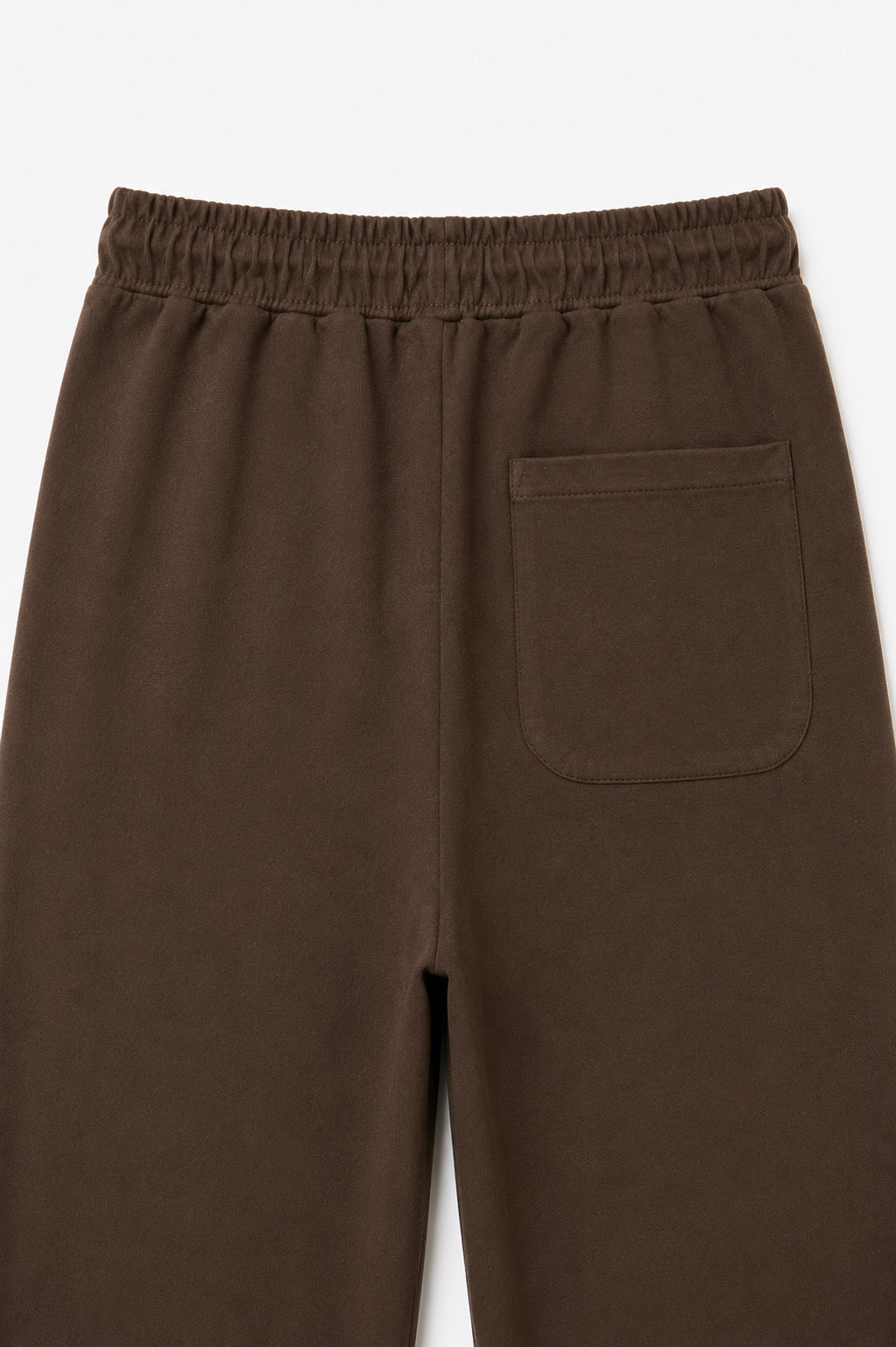 Chocolate Brown Jersey Straight Fit Trouser  - Men - Men