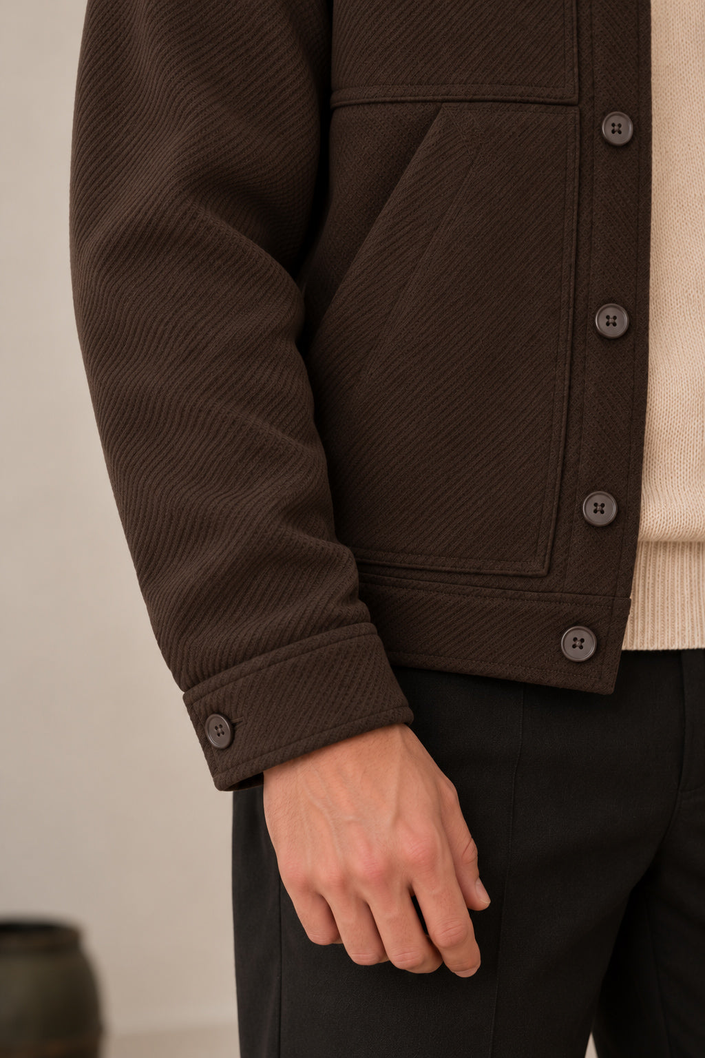 Camden Brown Twill Jacket
