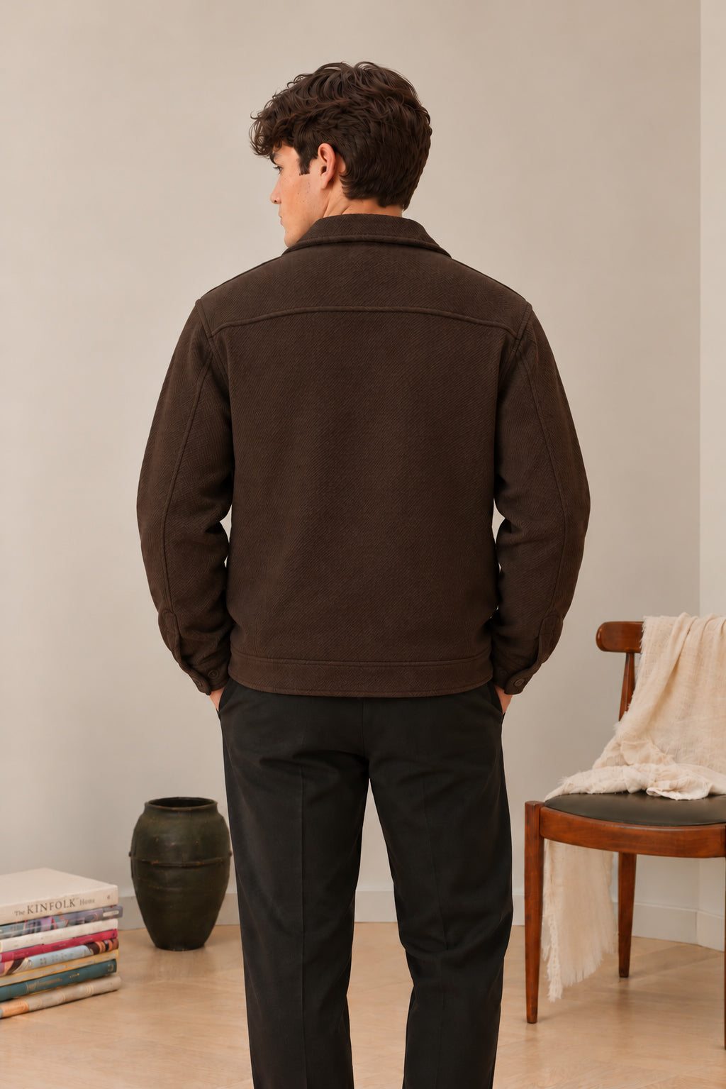 Camden Brown Twill Jacket