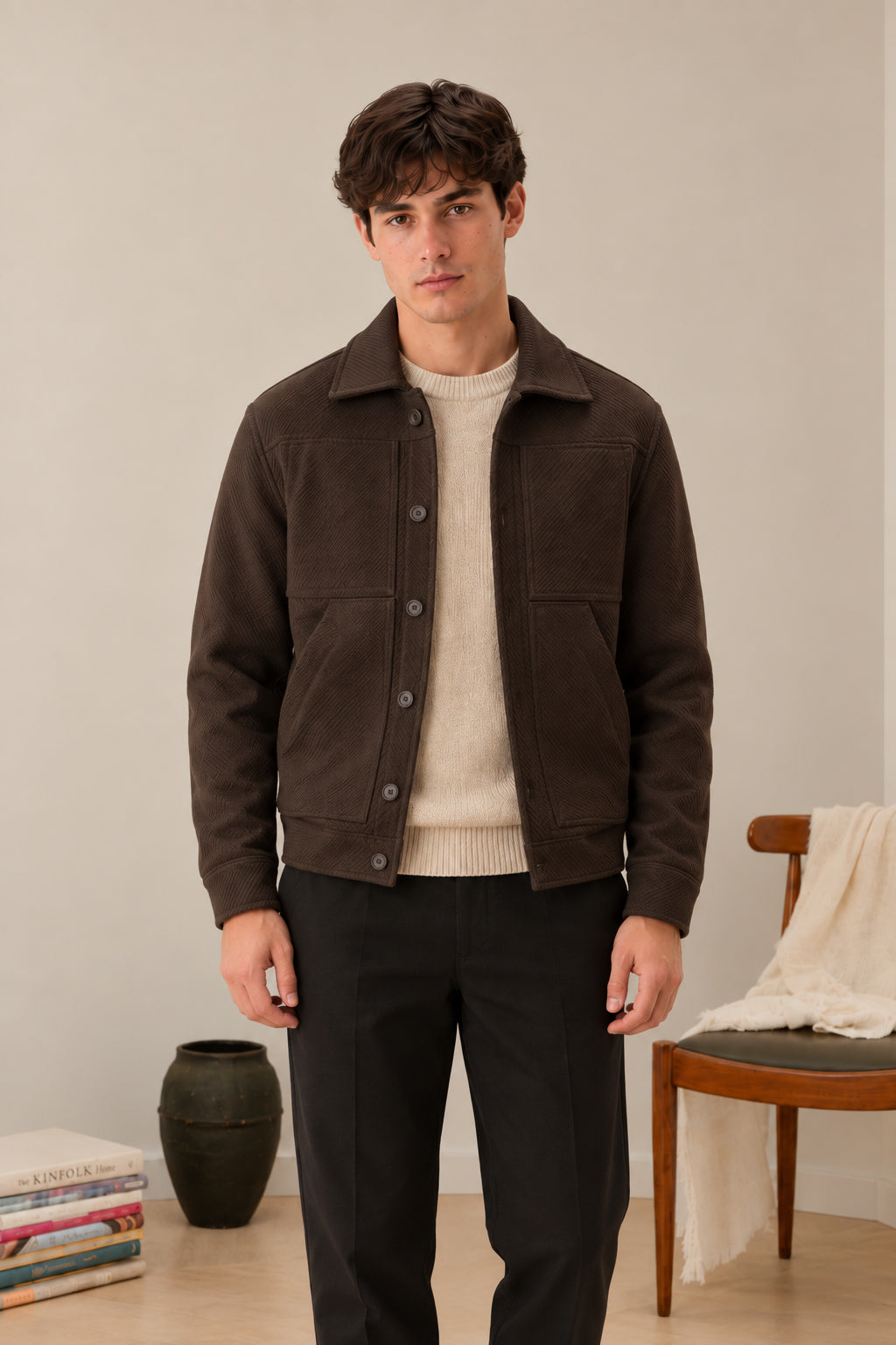 Camden Brown Twill Jacket