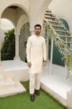 Bosky White Kameez Shalwar/Trousers - Men - Plain