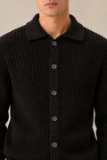 Black Button Down Cardigan