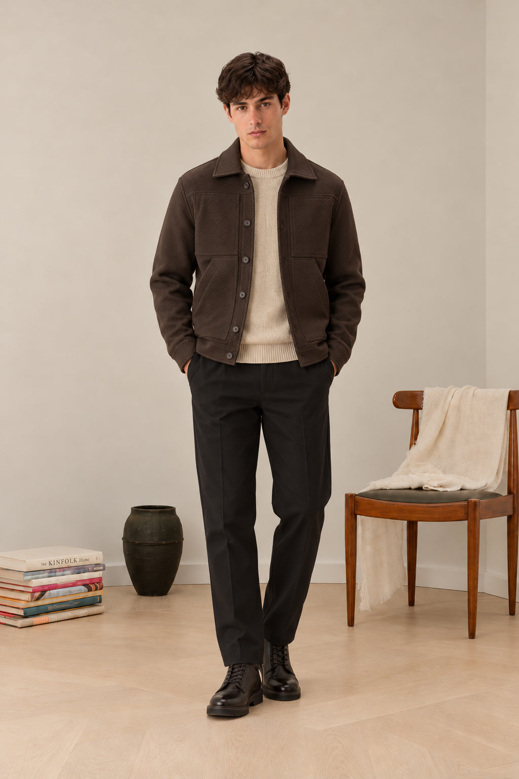Camden Brown Twill Jacket