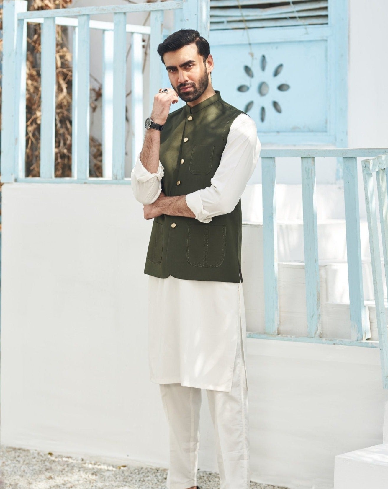 Kurta shalwar with on sale wasket