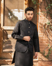 Black Embroided Waistcoat - MuraqshMuraqsh Man