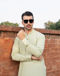 Mint Kurta Trouser/Shalwar - Men